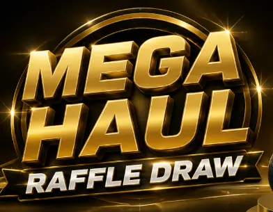 mega haul raffle draw logo