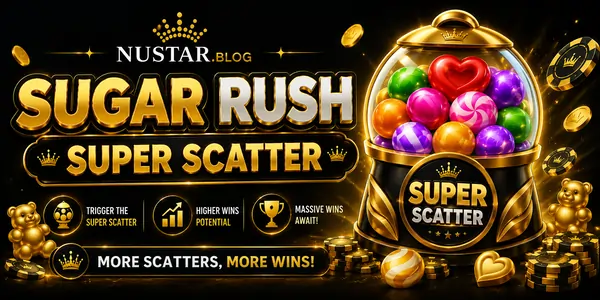 sugar rush super scatter banner nustar